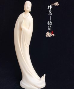 Tượng thiền ý chất liệu hạt ngà (hạt tagua, hạt cây dừa ngà - Ivory palm)